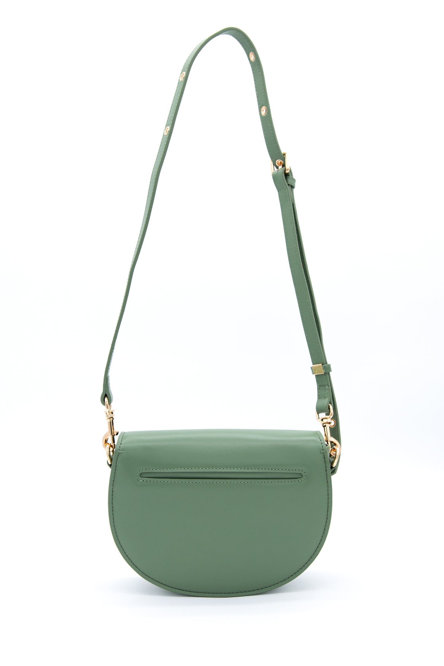 qulani Pistachio Saddle Bag With Strap